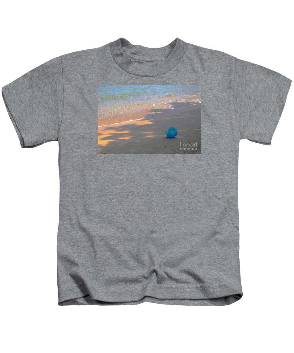 Sea Kids T-Shirt featuring the photograph Blue Bucket by Jeanette French