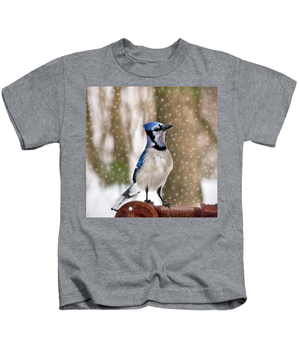Blue Kids T-Shirt featuring the photograph Blue For You by Evelina Kremsdorf
