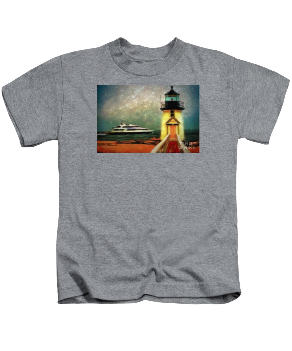 Brant Point Kids T-Shirt featuring the photograph Brant by Jack Torcello