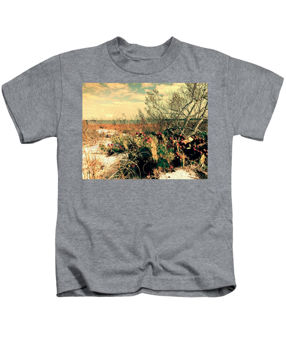 Mighty Sight Studio Kids T-Shirt featuring the photograph Brush Work by Steve Sperry