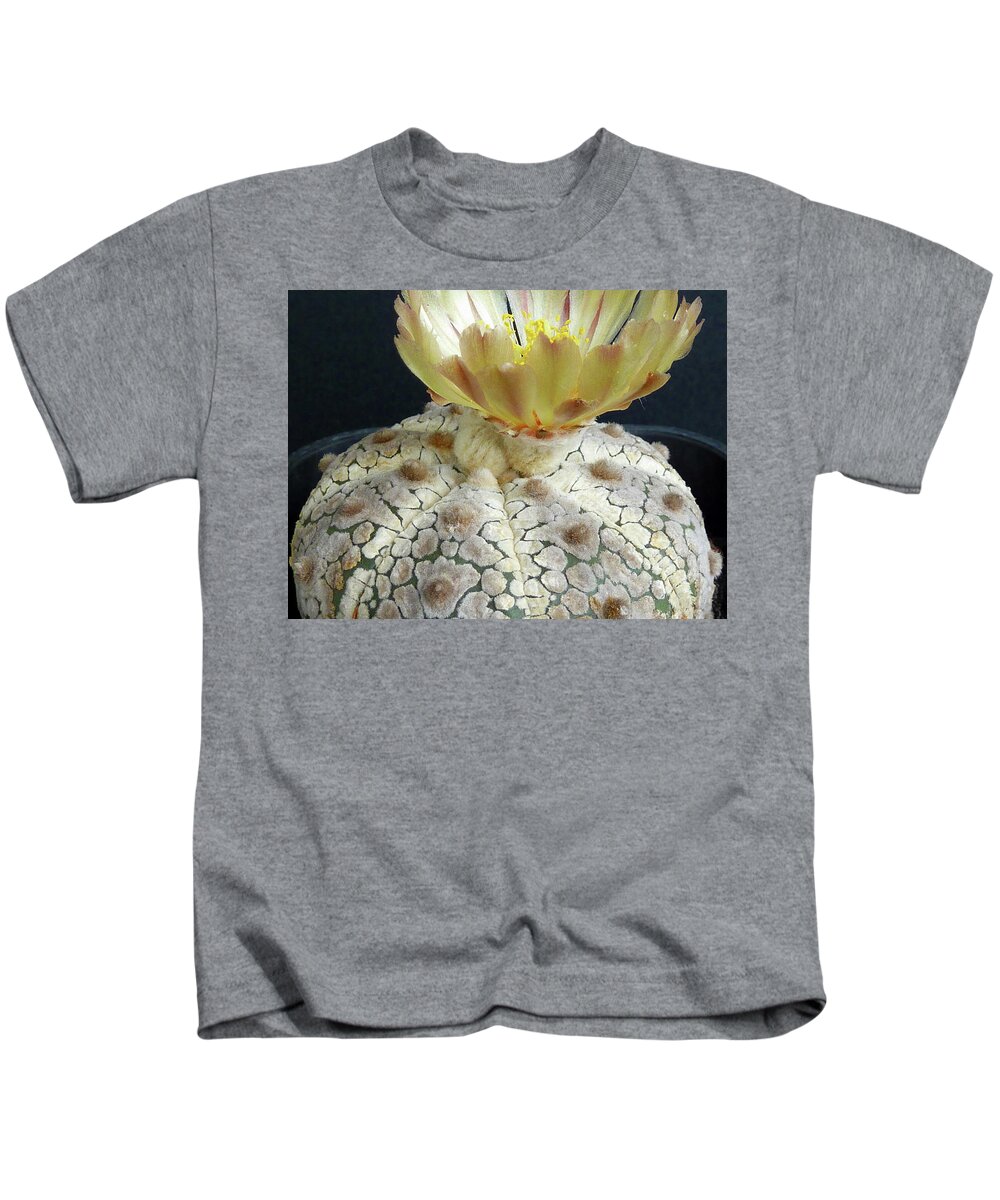 Cactus Kids T-Shirt featuring the photograph Cactus Flower 1 by Selena Boron