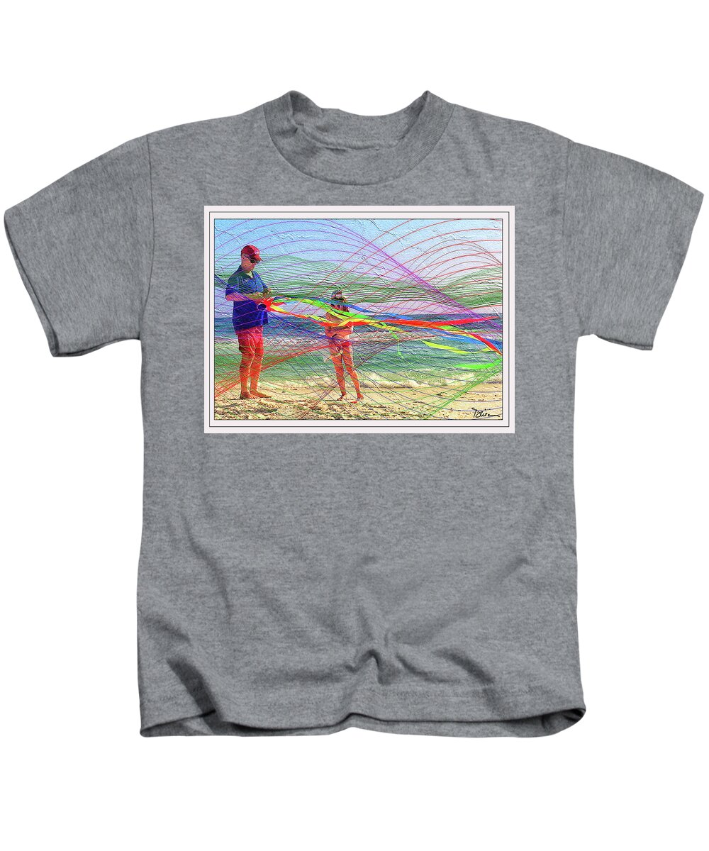 Wind Kids T-Shirt featuring the photograph Catching The Wind by Peggy Dietz