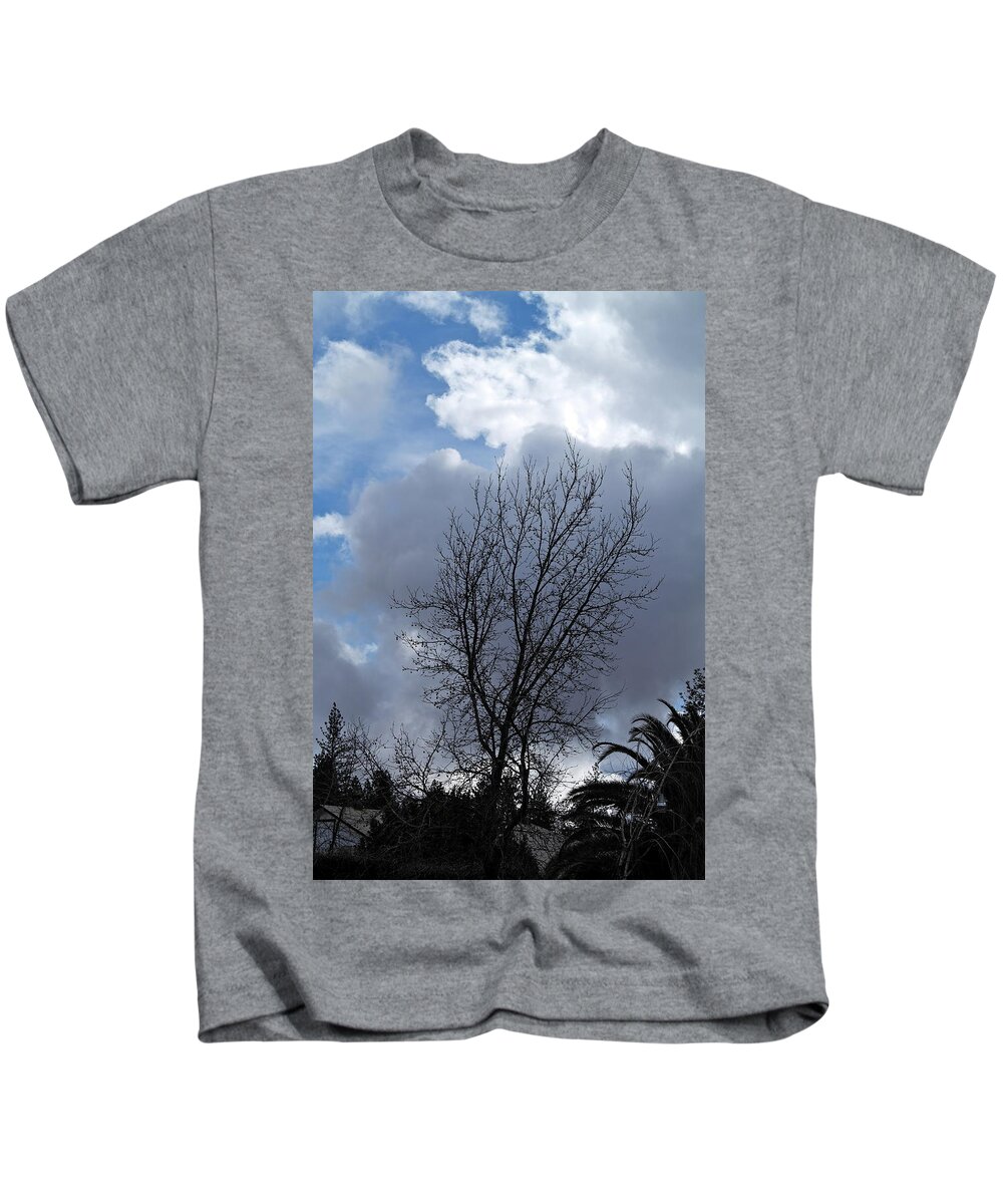 Landscape Kids T-Shirt featuring the photograph Caught Between the Storms by Michele Myers