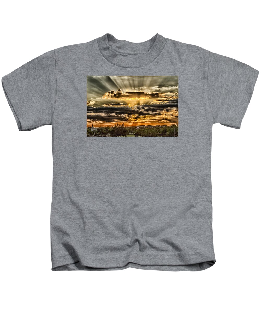 Las Kids T-Shirt featuring the photograph Changes by Michael W Rogers
