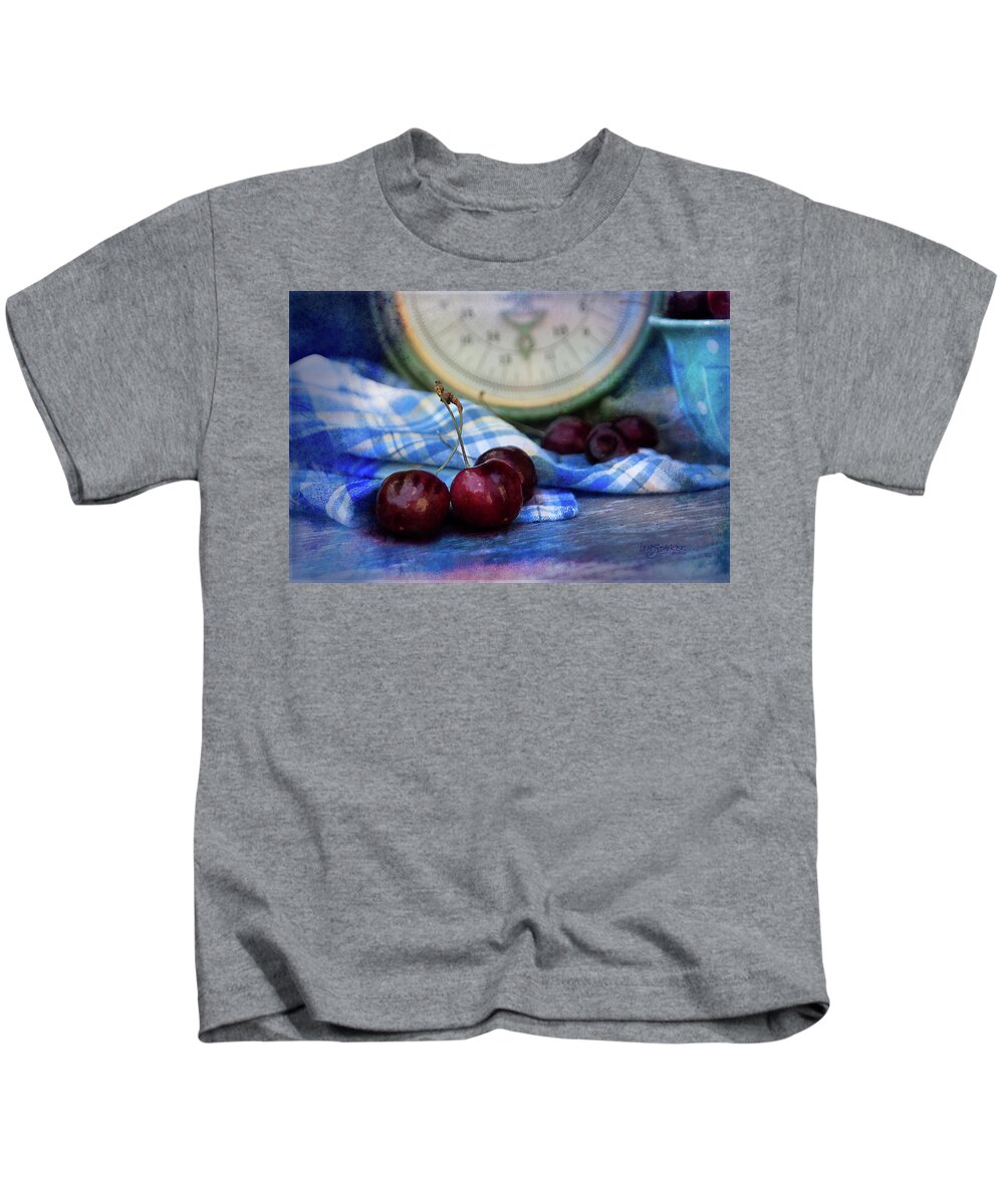 Summer Kids T-Shirt featuring the photograph Cherry Love by Joy Gerow