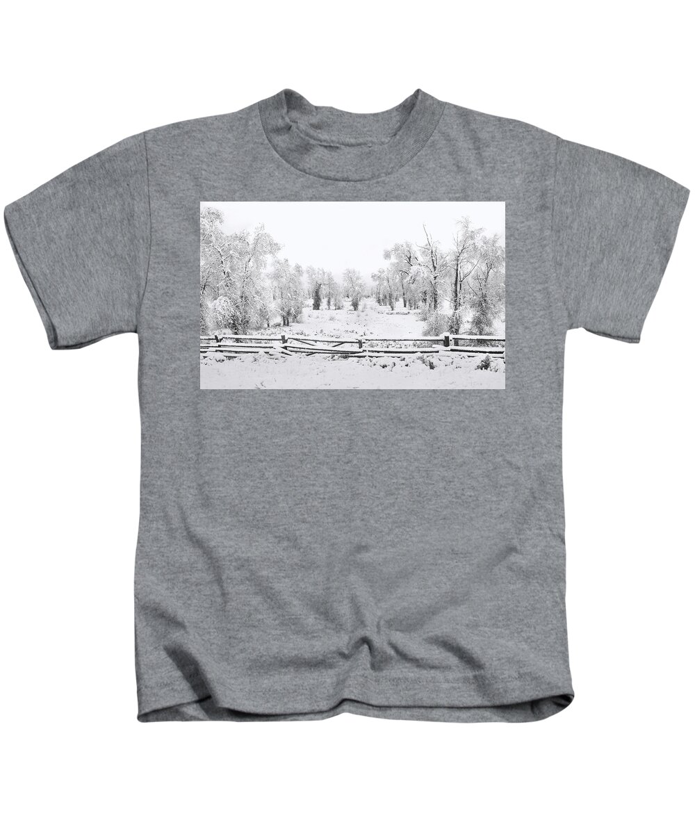 Trees Kids T-Shirt featuring the photograph Christmas in May by John Christopher
