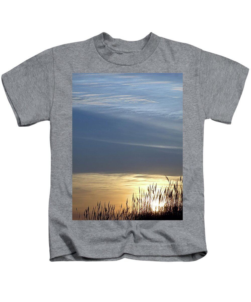 Sun Kids T-Shirt featuring the photograph Clouded Sunrise I V by Newwwman