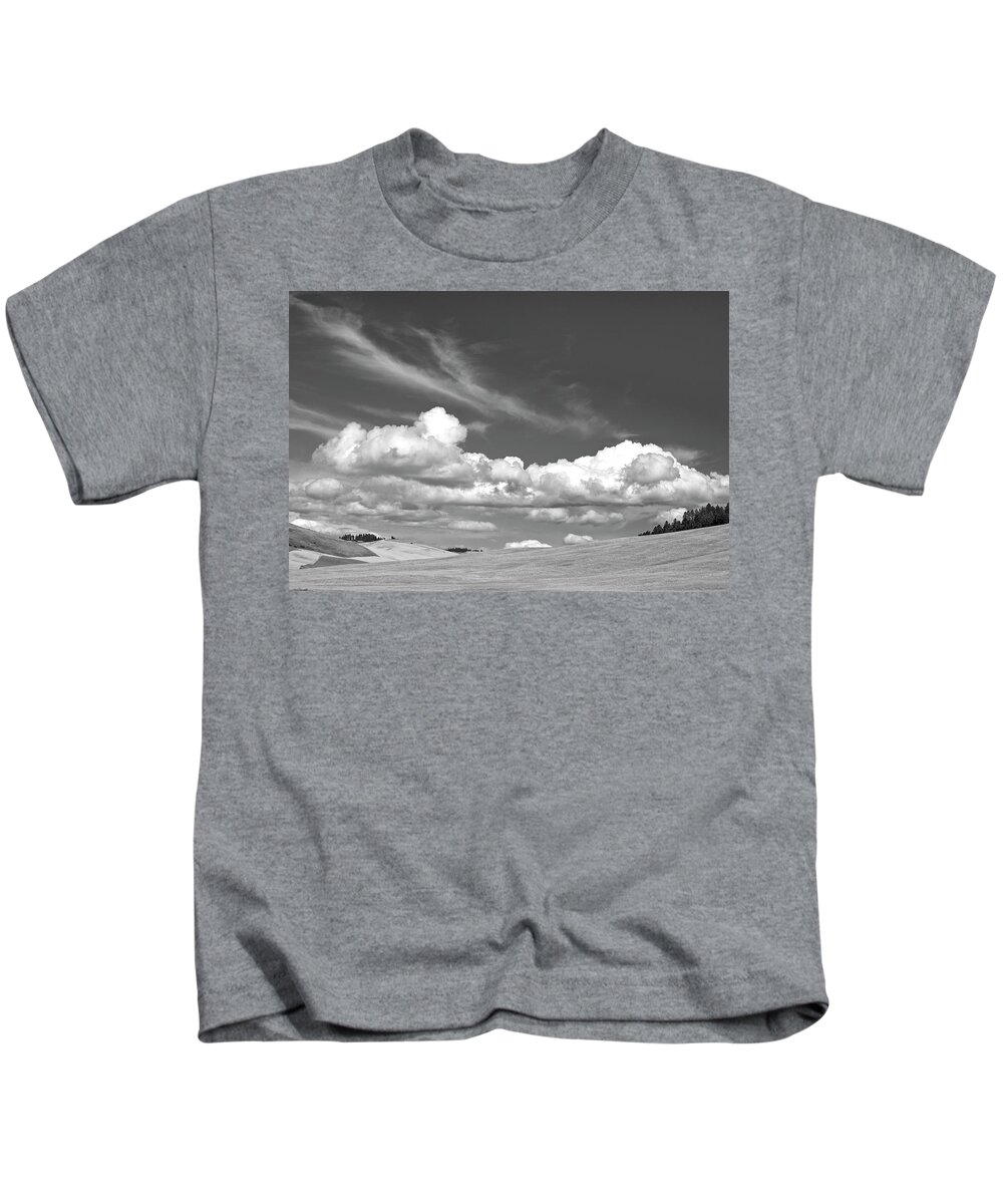 Outdoors Kids T-Shirt featuring the photograph Cloudy Day by Doug Davidson