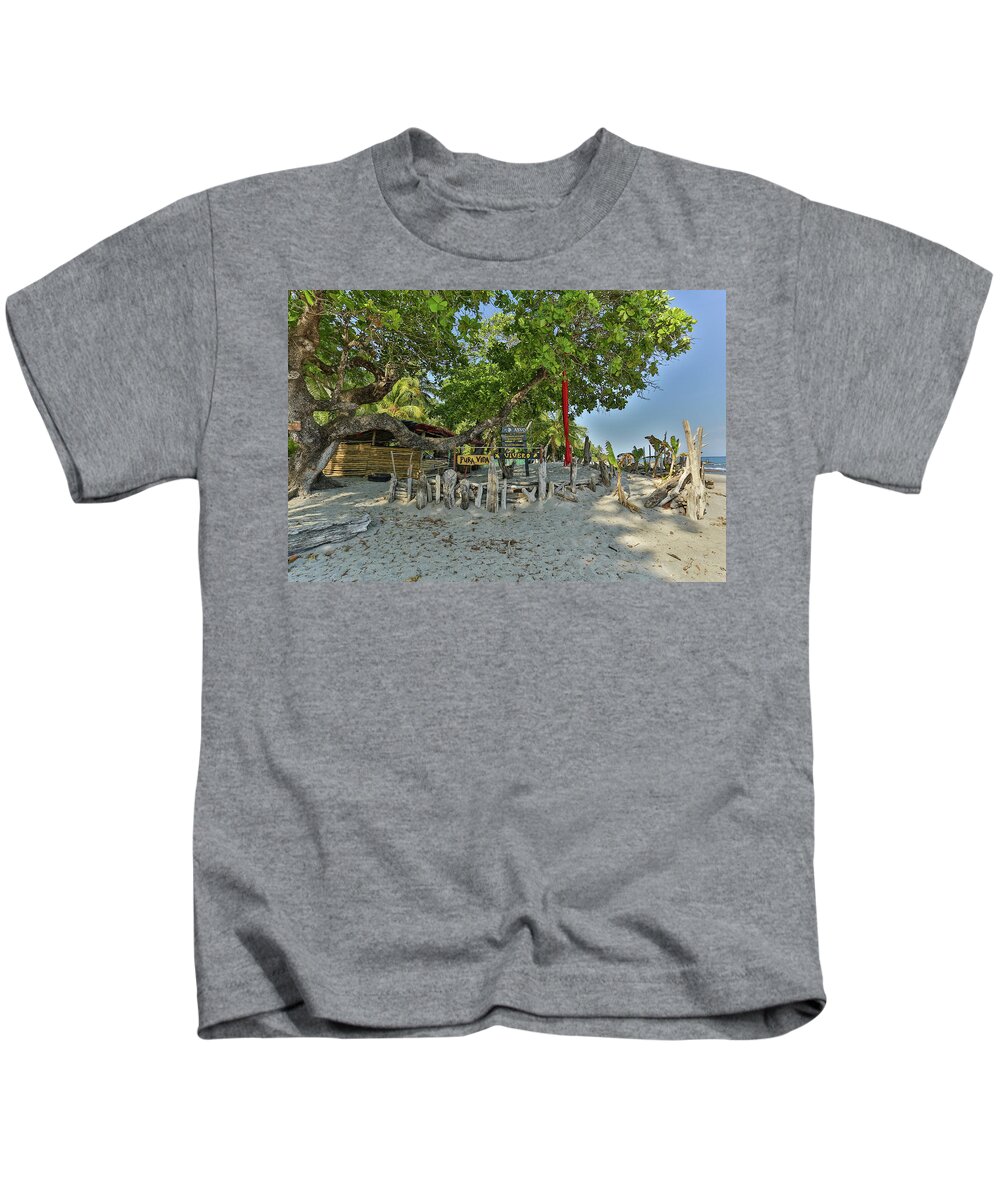 Costa Rica Kids T-Shirt featuring the photograph Coats Rica Turtle Hospital by Dillon Kalkhurst