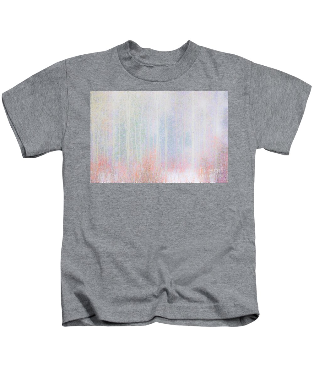 Snow Kids T-Shirt featuring the photograph Color thru the Snow by Merle Grenz