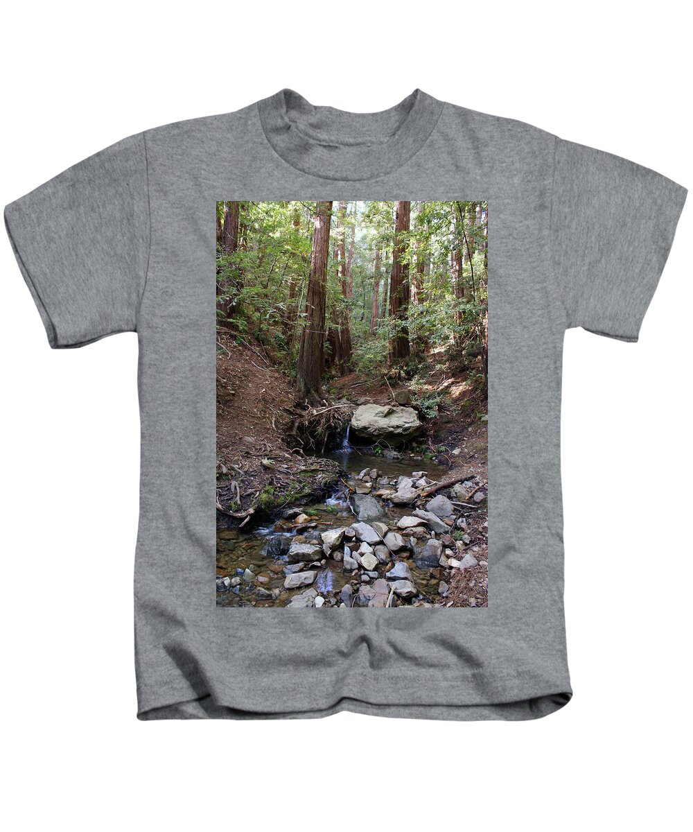 Nature Kids T-Shirt featuring the photograph Corte Madera Creek on Mt Tamalpais #5 by Ben Upham III