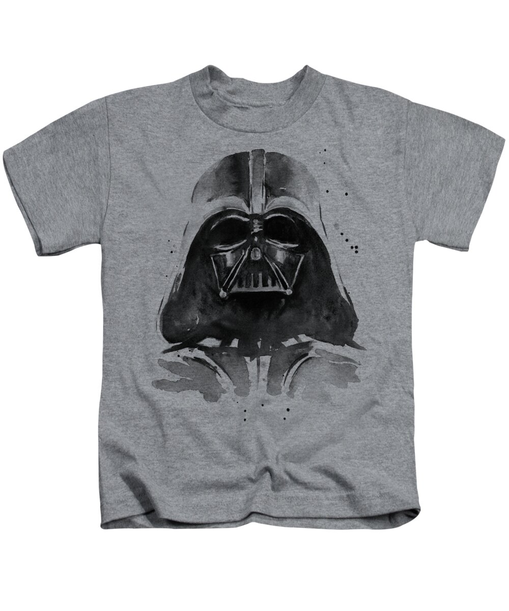 Darth Vader Watercolor Kids T-Shirt Shvartsur
