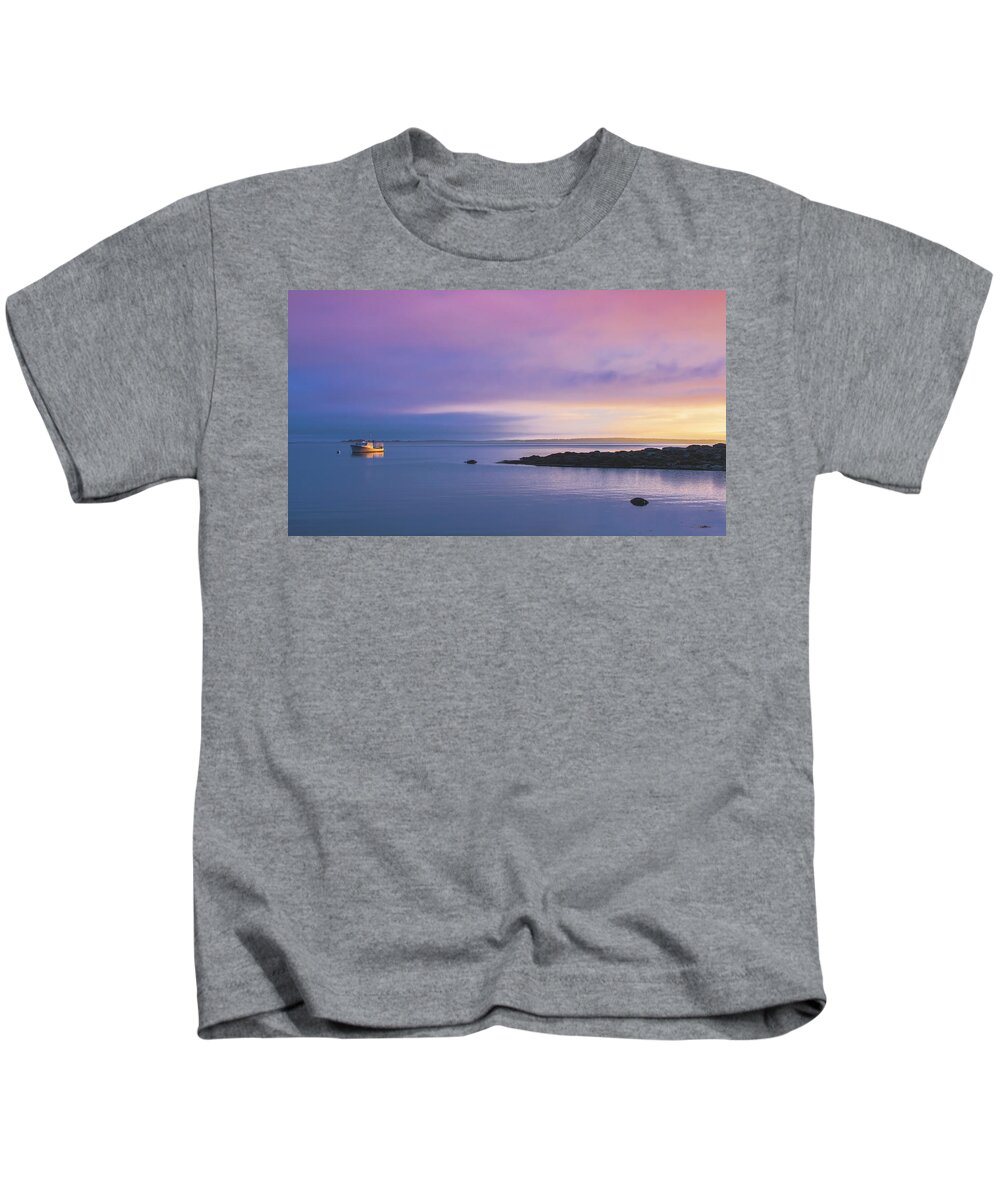 Sunset Kids T-Shirt featuring the photograph Day's End by Holly Ross