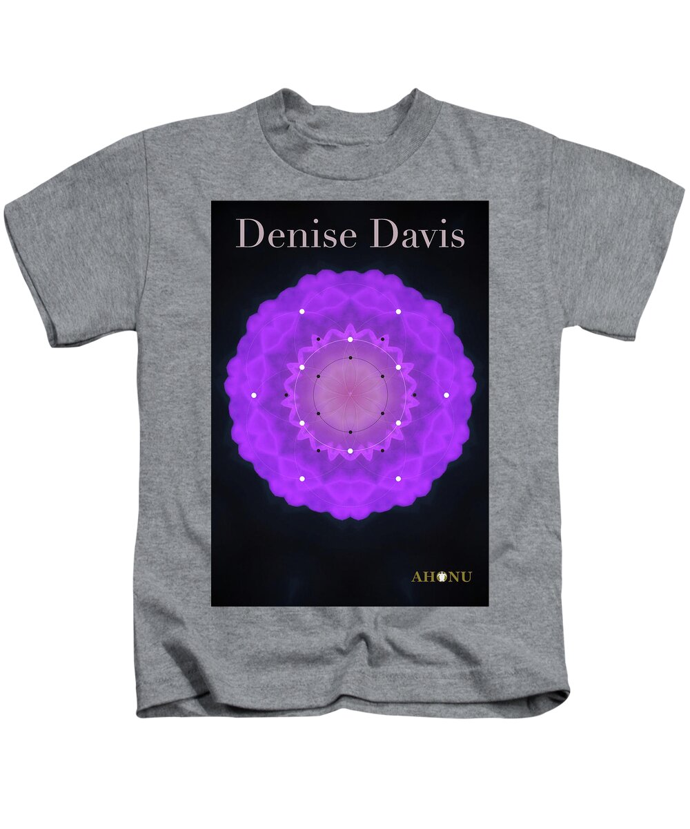 Heart Kids T-Shirt featuring the digital art Denise Davis by AHONU Aingeal Rose