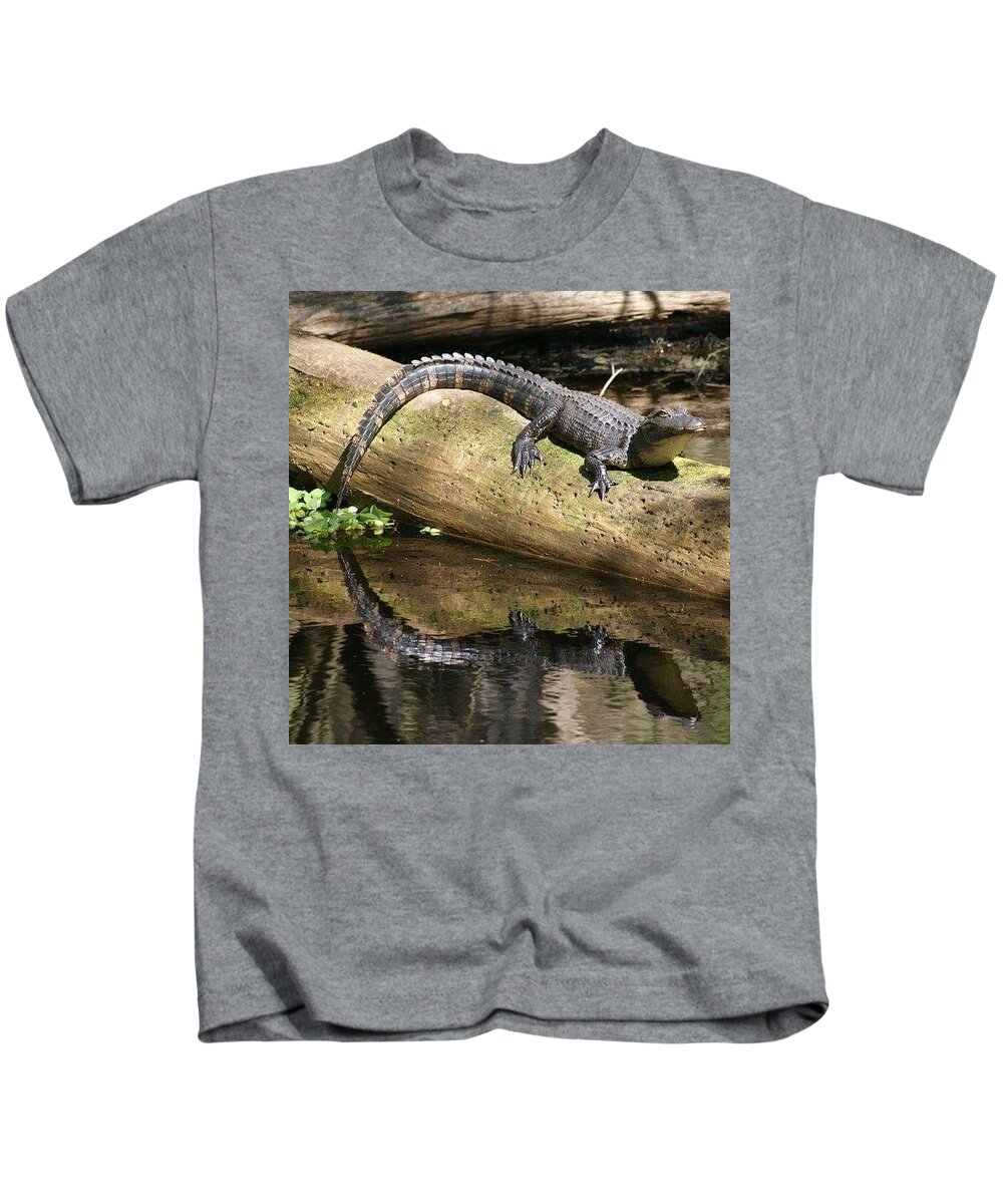 Florida Kids T-Shirt featuring the photograph Double Trouble by Lindsey Floyd