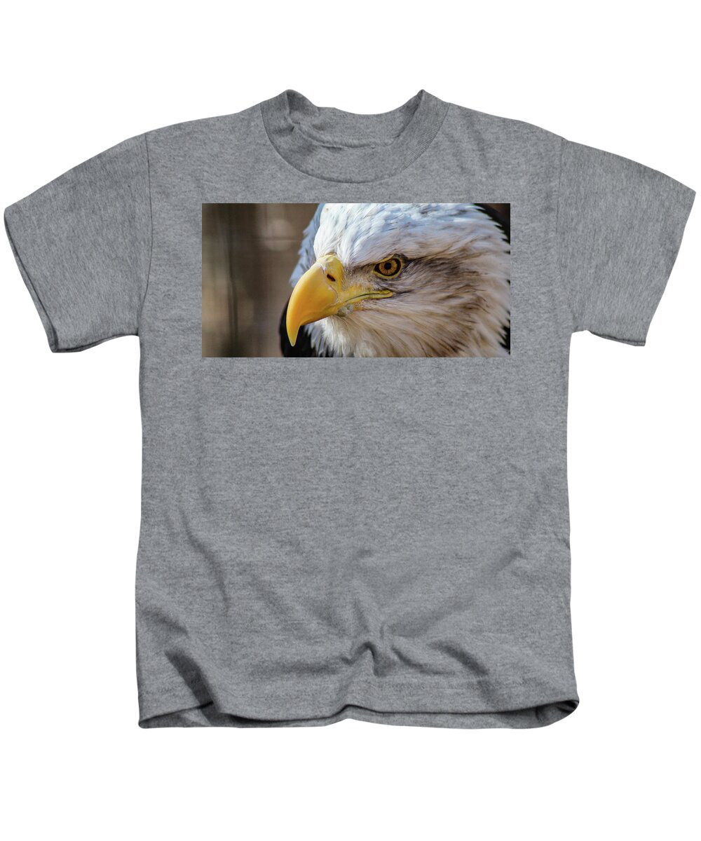 Bald Eagle Kids T-Shirt featuring the photograph Eagle Eye by Holly Ross