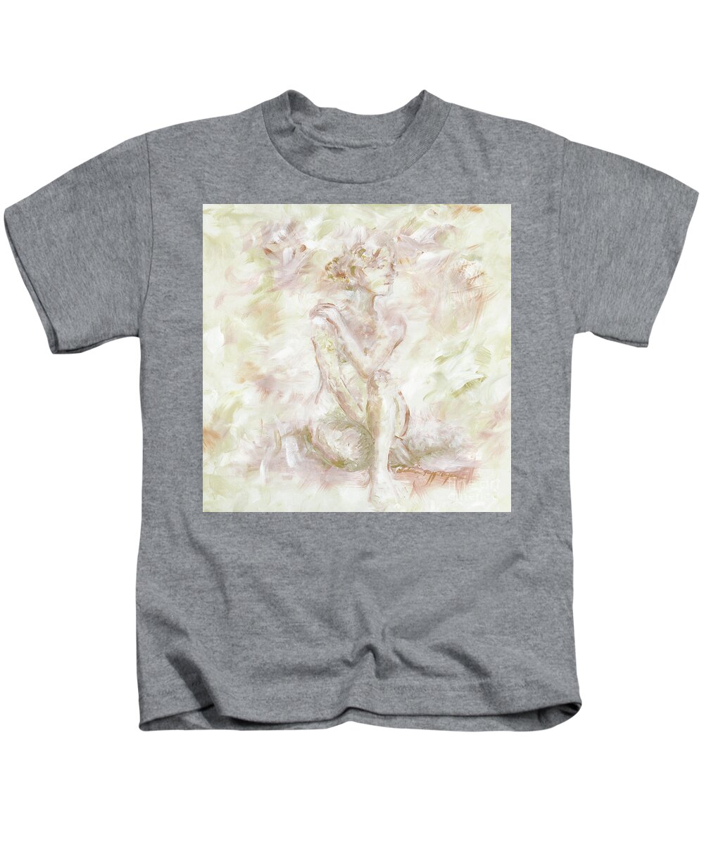 Nude Kids T-Shirt featuring the painting Echoes by Nadine Rippelmeyer