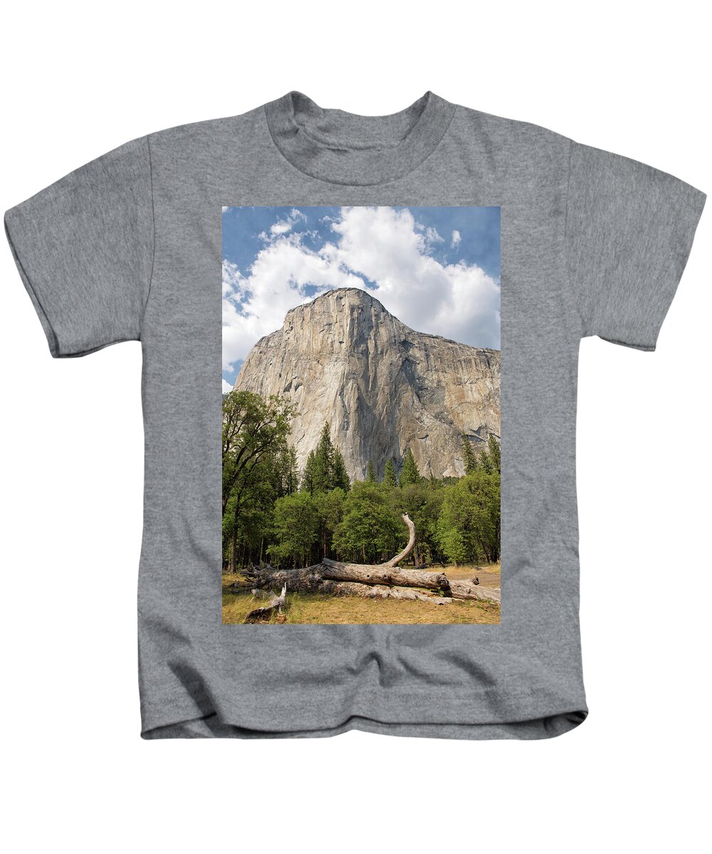 El Capitan Kids T-Shirt featuring the photograph El Capitan - Yosemite National Park - California by Bruce Friedman