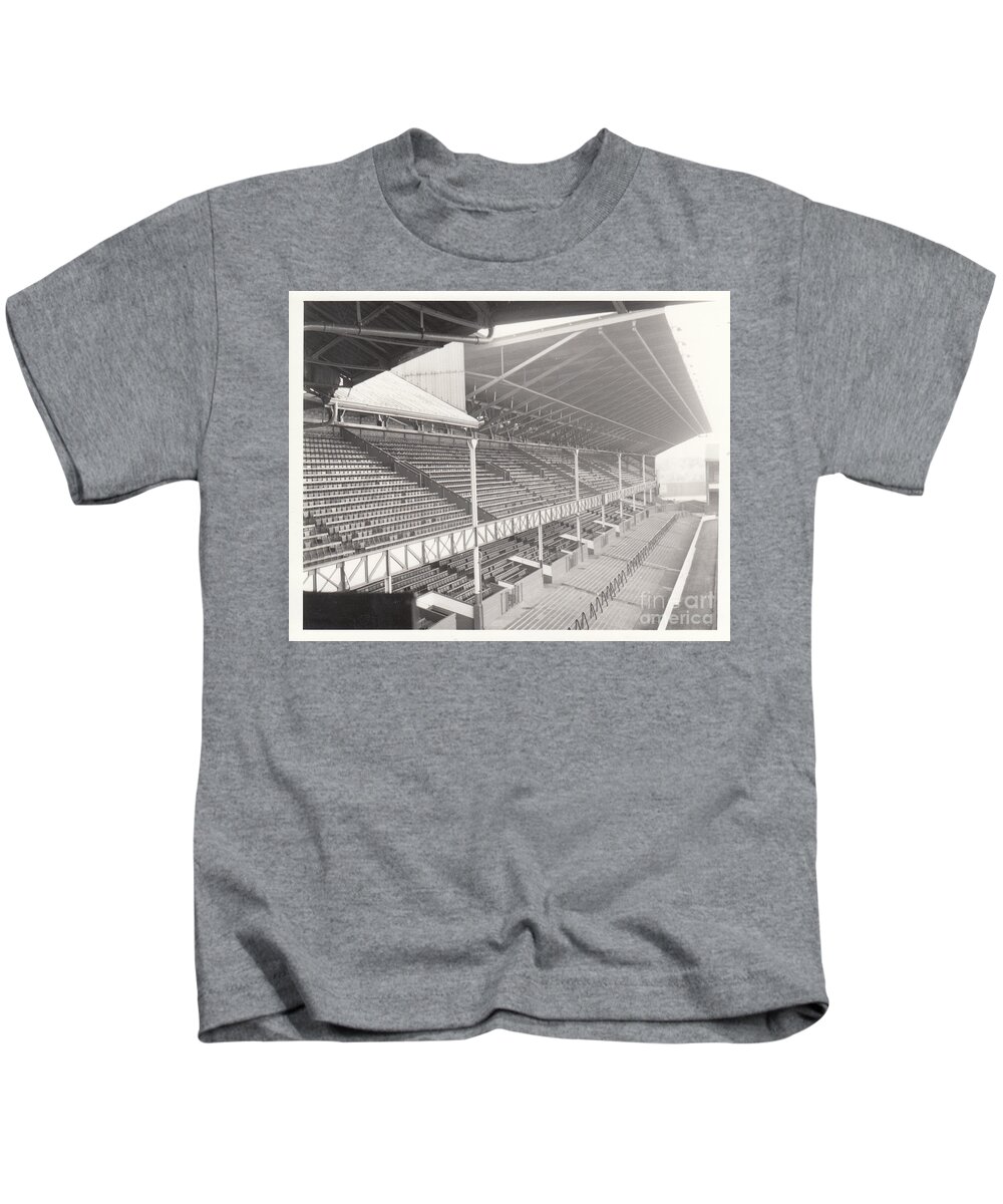 Everton Kids T-Shirt featuring the photograph Everton - Goodison Park - East Stand Bullens Road 1 - Leitch - August 1969 by Legendary Football Grounds
