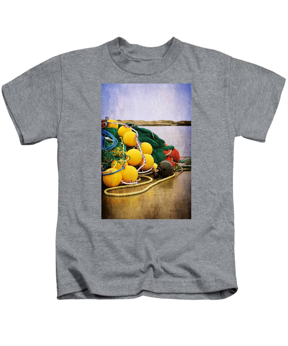 Sea Kids T-Shirt featuring the photograph Fisherman's Net by Randi Grace Nilsberg