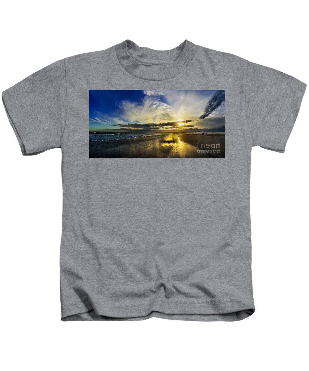 Sunrise Kids T-Shirt featuring the photograph Follow the Sun by DJA Images