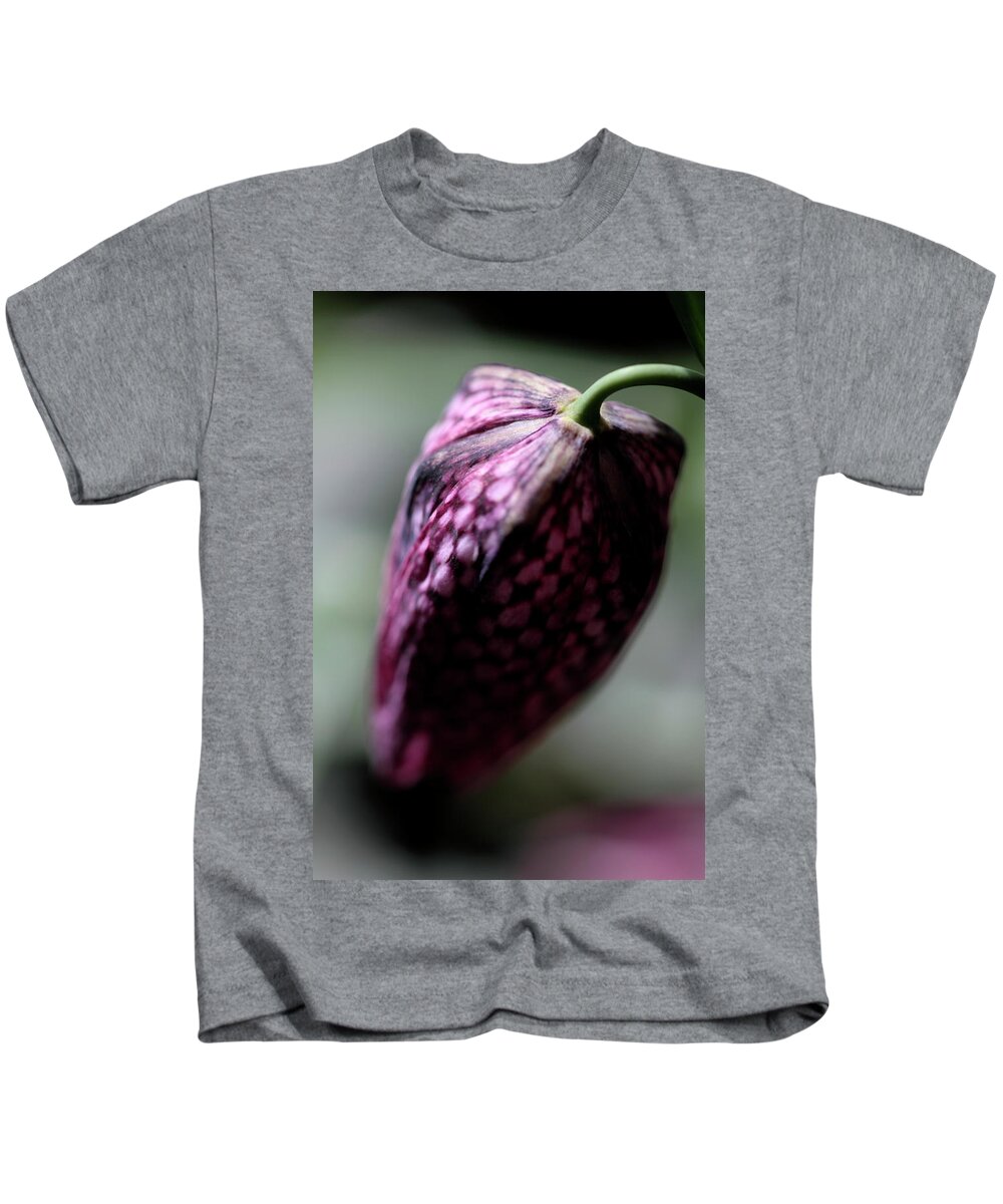 Marsh Fritillary Plant Spring Green Kids T-Shirt featuring the photograph Fritillary by Ian Sanders