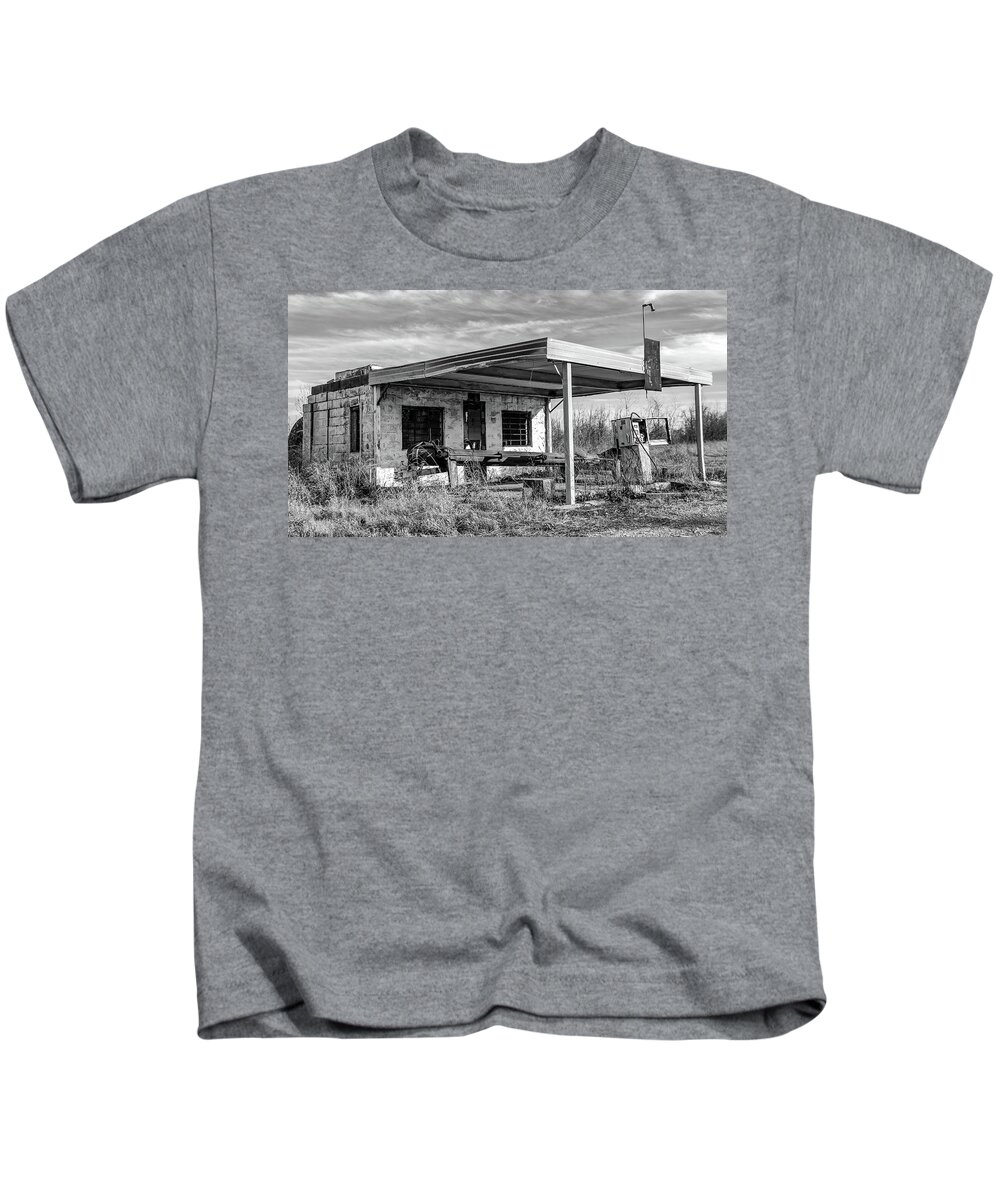 Abandoned Kids T-Shirt featuring the photograph Full Service by Holly Ross