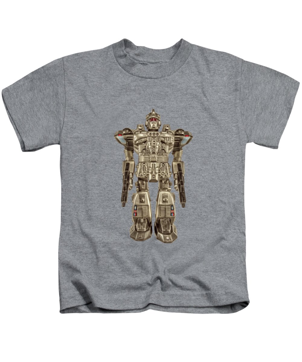 Classic Kids T-Shirt featuring the photograph Future Cop Robot by YoPedro
