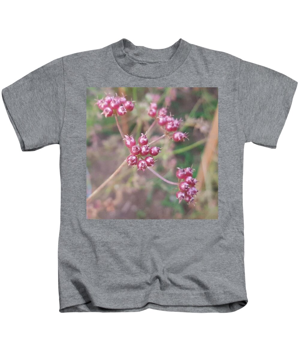 Corriander Kids T-Shirt featuring the photograph #garden #herbgarden #corriander by Andrew Pacheco