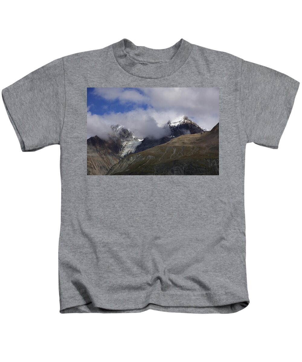 Alaska Kids T-Shirt featuring the photograph Glacier Bay 4 by Richard J Cassato