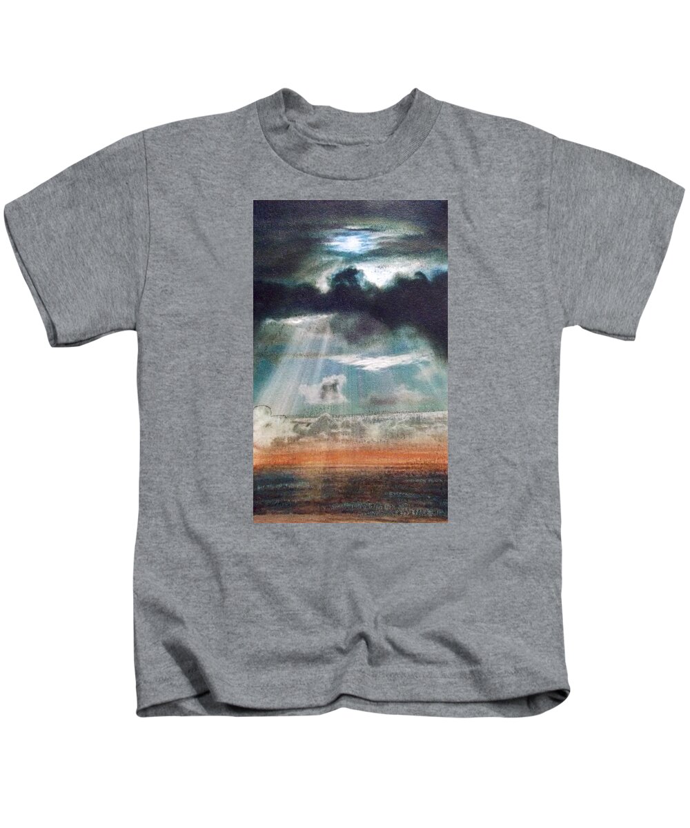 Inspired By God Kids T-Shirt featuring the painting God Hears Us by Cara Frafjord