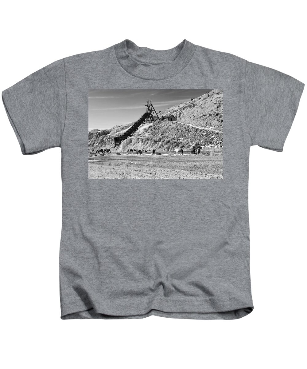 Gold Hill Kids T-Shirt featuring the photograph Gold Hill by Maria Jansson