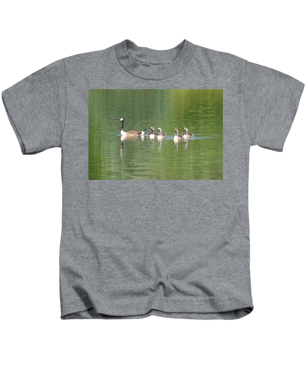 Goose Kids T-Shirt featuring the photograph Goose by Jackie Russo