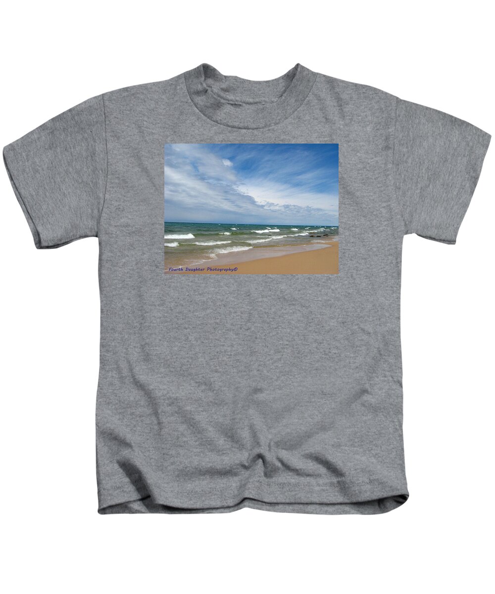 Landscape Kids T-Shirt featuring the photograph Graveyard Coast by Diane Shirley