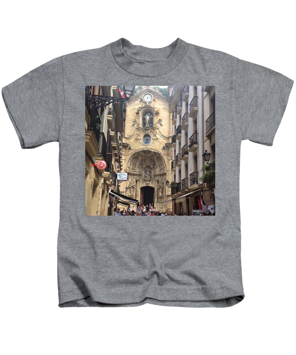 Beautiful Kids T-Shirt featuring the photograph Great Time Exploring San Sebastián by Charlotte Cooper