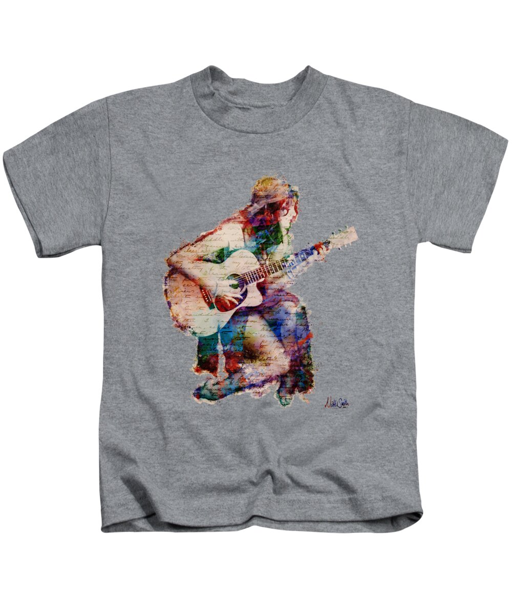 Gypsy Kids T-Shirt featuring the digital art Gypsy Serenade by Nikki Smith