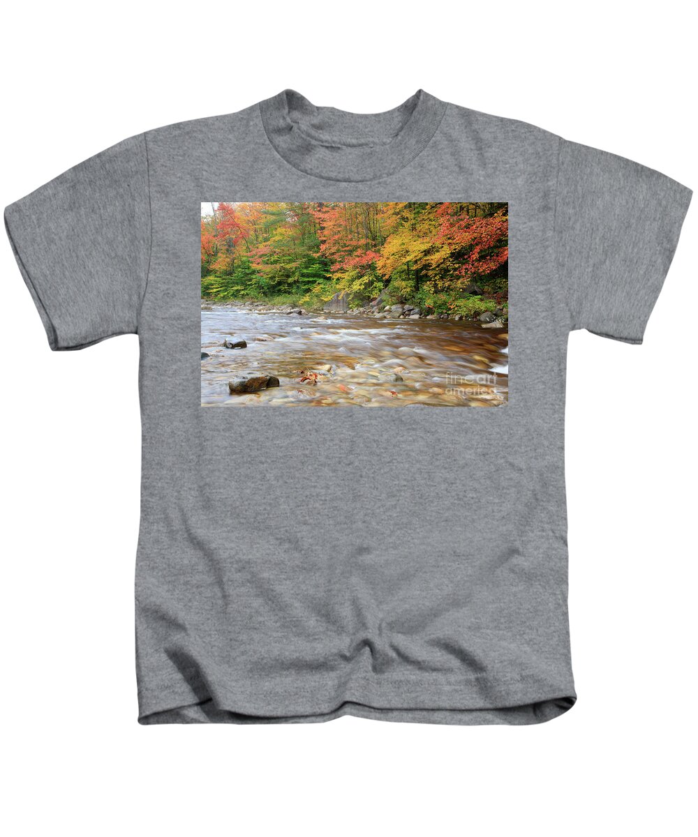 White Mountain National Forest Kids T-Shirt featuring the photograph Hancock Branch - White Mountains New Hampshire by Erin Paul Donovan