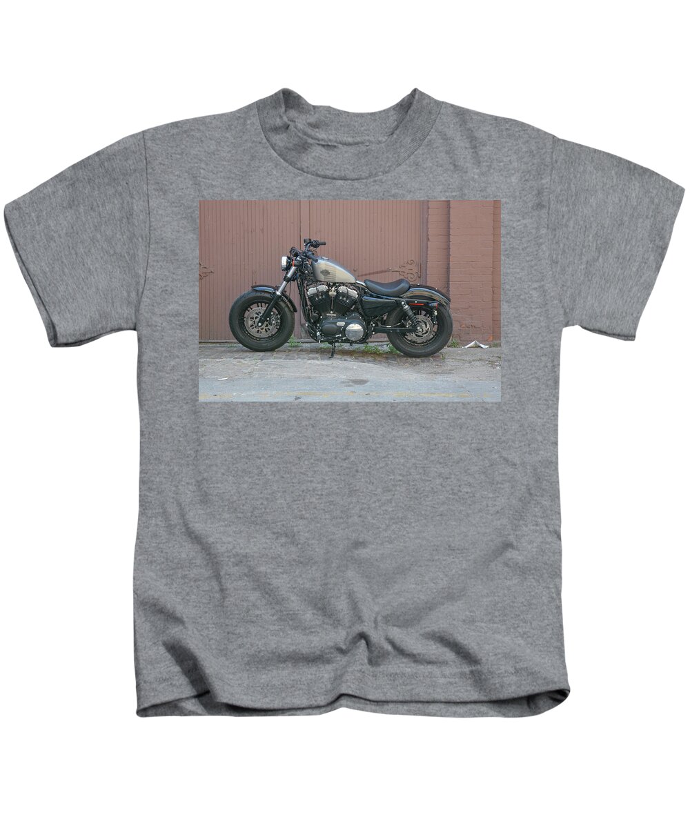 Harley Sportster 48 Kids T-Shirt by Miles Photography - Fine Art America