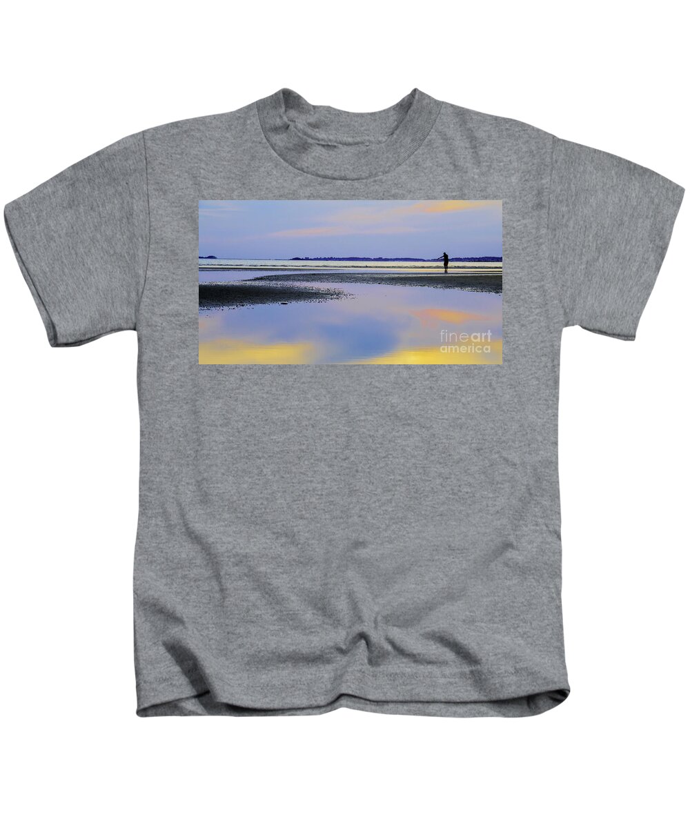 Sunset Kids T-Shirt featuring the photograph Harvey's Beach by JCV Freelance Photography LLC