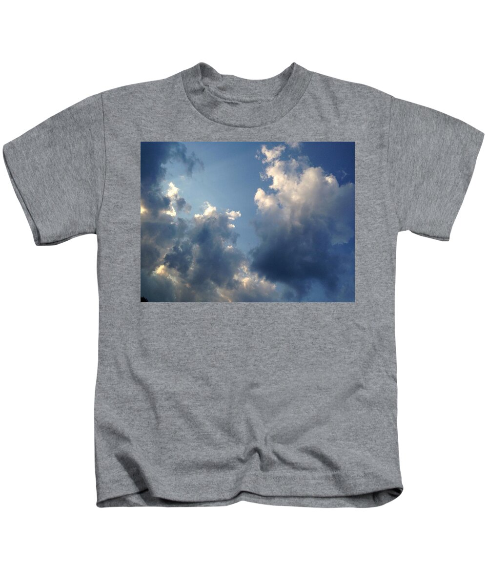 Sky Kids T-Shirt featuring the photograph Heavenly Clouds by Lisa Pearlman