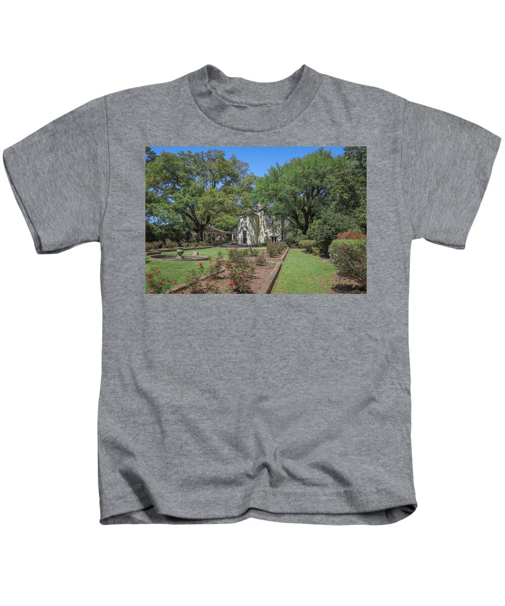Ul Kids T-Shirt featuring the photograph Heyman House Garden 5 by Gregory Daley MPSA