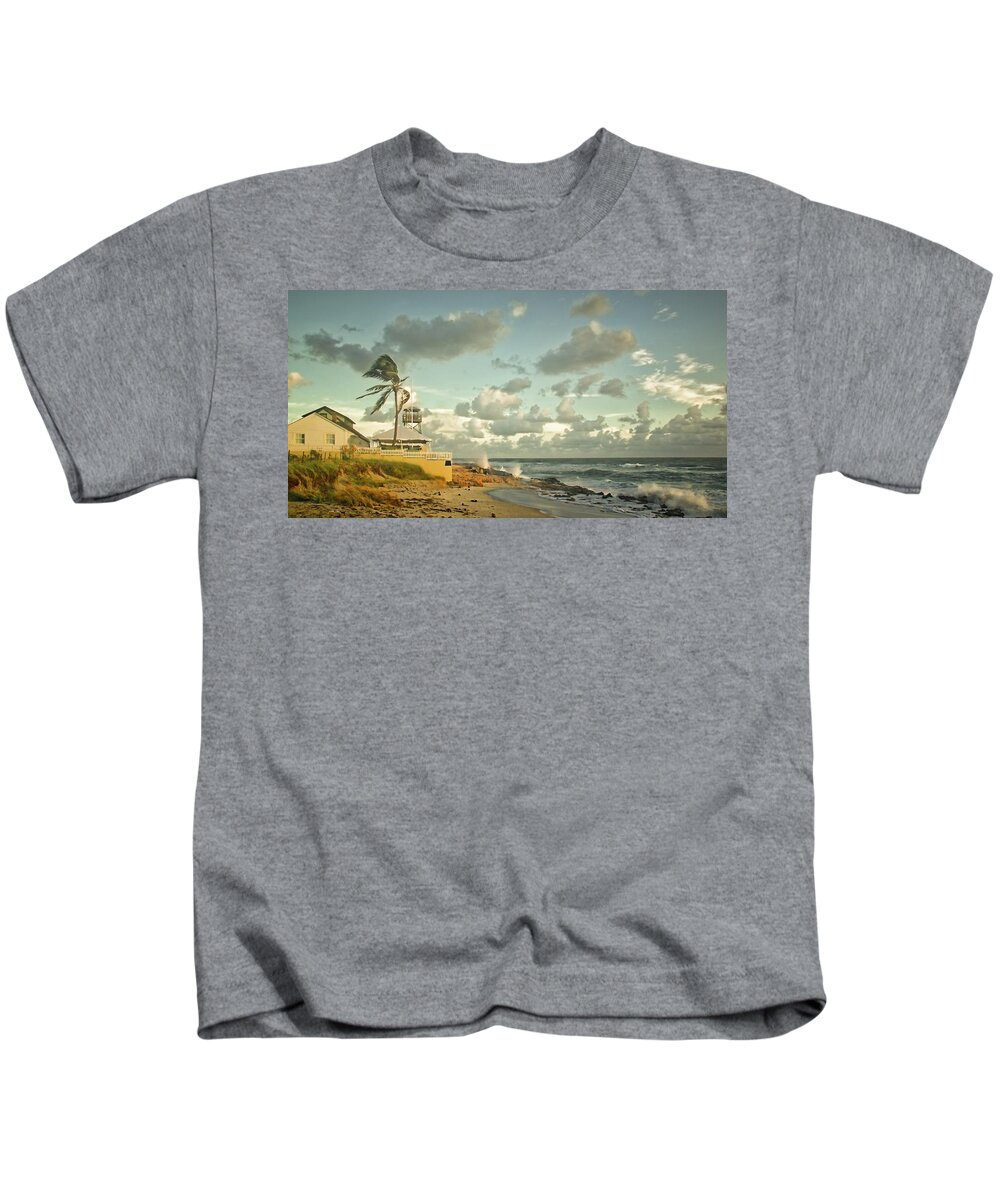 Florida Kids T-Shirt featuring the photograph House Of Refuge by Steve DaPonte