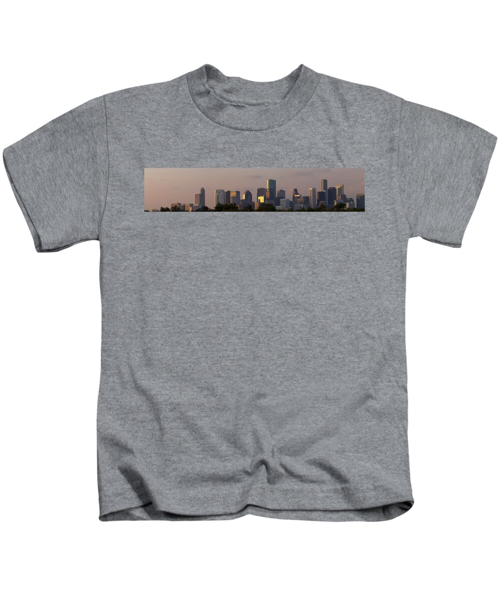 Houston Kids T-Shirt featuring the photograph Houston Sunset by Joshua House