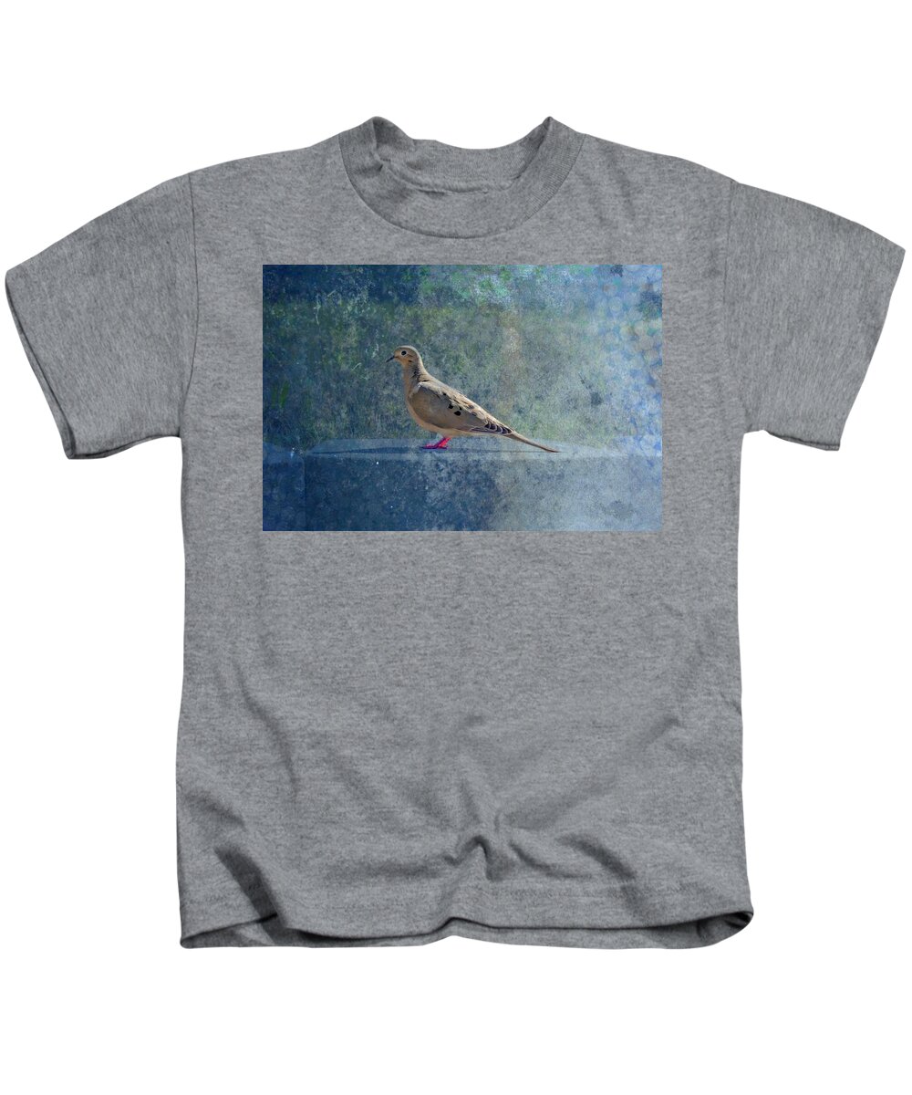 Dove Kids T-Shirt featuring the photograph How Can You Just Leave Me Standing by Alison Frank