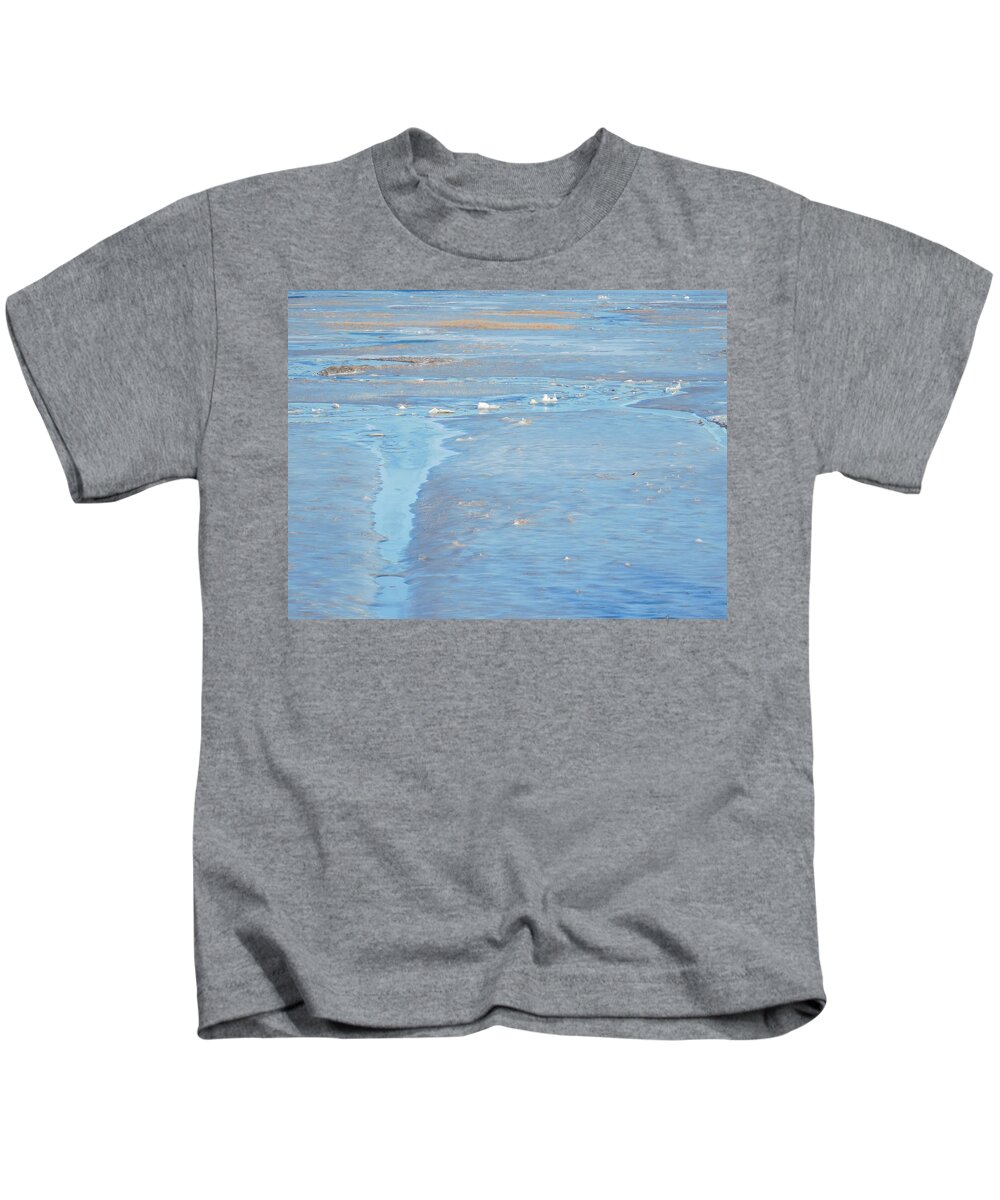 Ice Kids T-Shirt featuring the photograph Iced Over by Gary Gibson