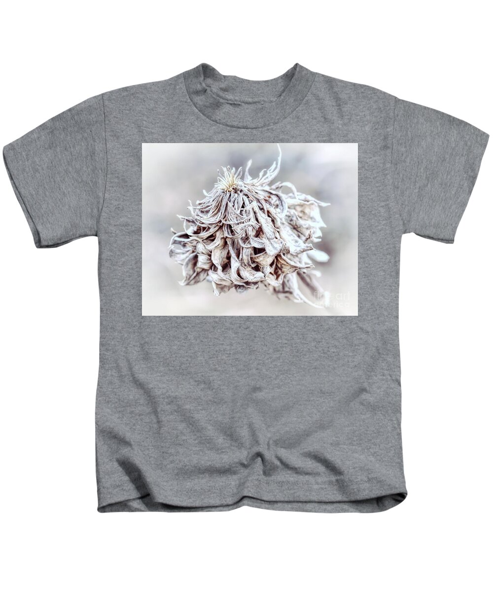 Plant Kids T-Shirt featuring the photograph In The Forest Art Series - Summer Leftover 1 by Kerri Farley