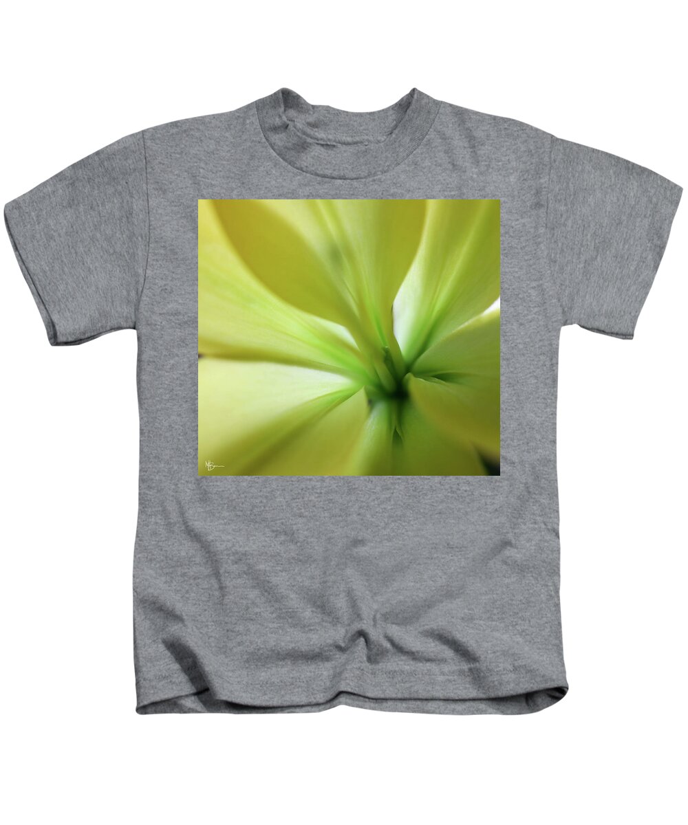 Macro Kids T-Shirt featuring the photograph Inside and Out by Mary Anne Delgado