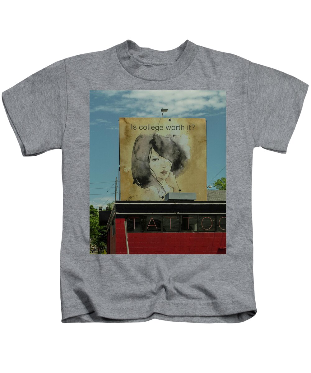 College Kids T-Shirt featuring the photograph Is College Worth It? by John Roach