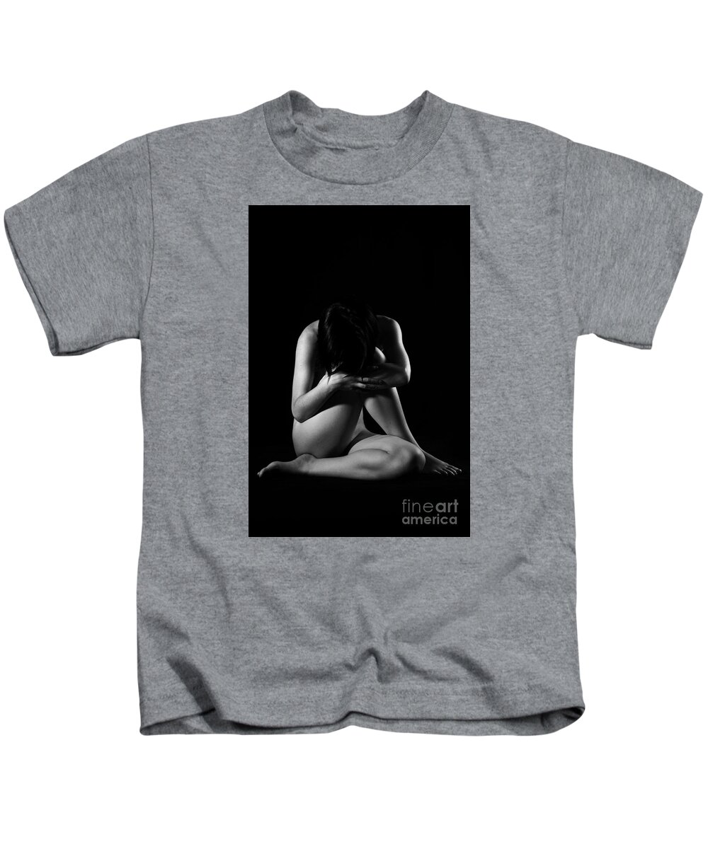 Artistic Kids T-Shirt featuring the photograph Isolated Girl by Robert WK Clark