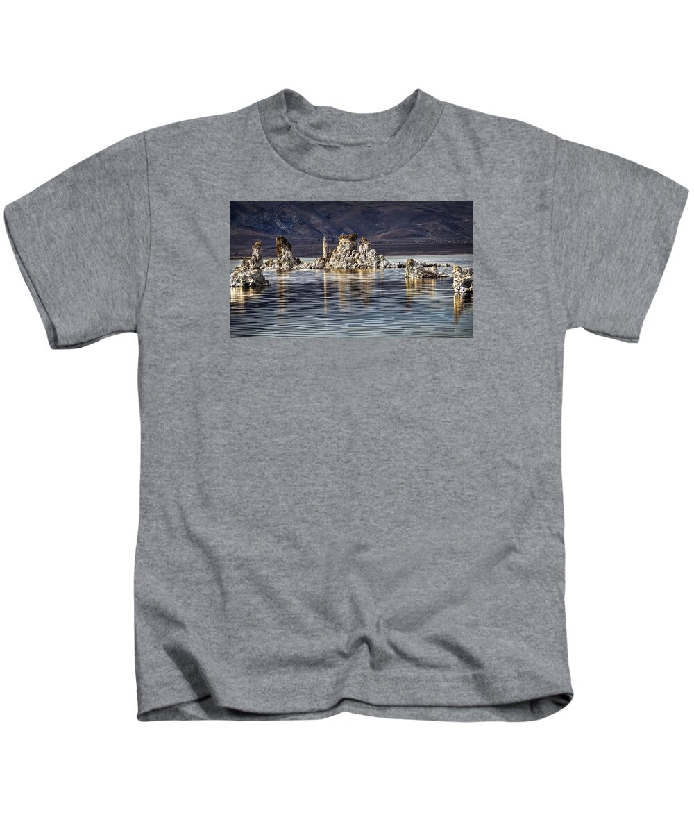 2015 Road Trip Kids T-Shirt featuring the photograph Jagged Harmony by Denise Dube